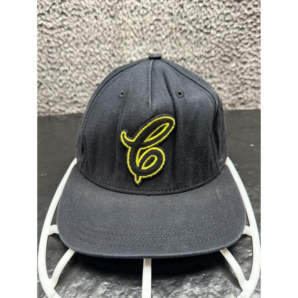 Coach Black Script "C" Embroidered Logo Adjustable‎ Baseball Hat Cap One Size